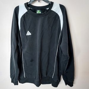 Peak Black Heavy Sweatshirt Soccer Team New Zealand Football EUR 2XL